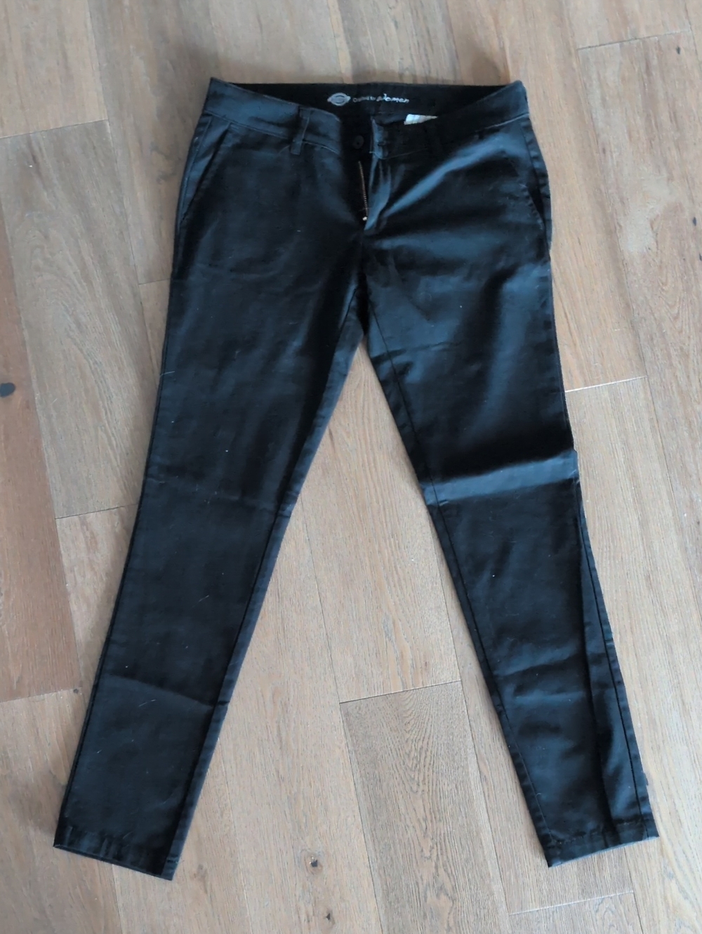DICKIES NWOT Women’s Stretch Twill Skinny Fit Pants Black Size 6 NEW
